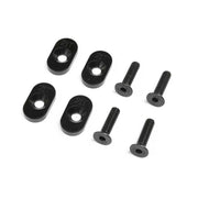 Losi LOS232139 21T Engine Mount Insert and Screws Black 4pc DBXL 2.0