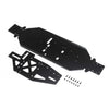 Losi LOS251113 4mm Chassis with Brace Plate Black DBXL 2.0