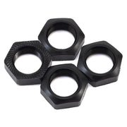 Losi LOS252078 Super Baja Rey Serrated Wheel Nut Black 4pc