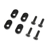 Losi LOS252137 19T Engine Mount Insert and Screws Black 4pc DBXL 2.0