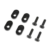 Losi LOS252137 19T Engine Mount Insert and Screws Black 4pc DBXL 2.0