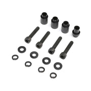 Losi LOS256010 Engine Mount Spacers and Aluminium Clutch Mount Black DBXL 2.0