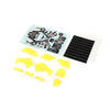 Losi 260003 ProMoto-MX Yellow Plastics with Wraps