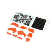 Losi 260004 ProMoto-MX Orange Plastics with Wraps