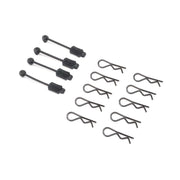 Losi 266000 ProMoto-MX 10pc Body Clip Pack with 4pc Clip Leash