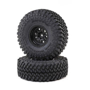 Losi LOS43053 Nitto Trail Grappler Tyres Mounted on KMC Wheel 2pc Hammer Rey