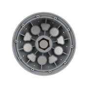 Losi LOS45036 Silver Wheels with Yellow Beadlock 2pc DBXL 2.0