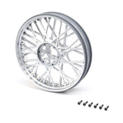 Losi 46002 ProMoto-MX Front Satin Chrome Wheel Set
