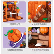 Loz 1249 Halloween Pumpkin house