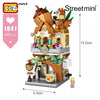 Loz 1641 Mini Streets Squirrel Shop