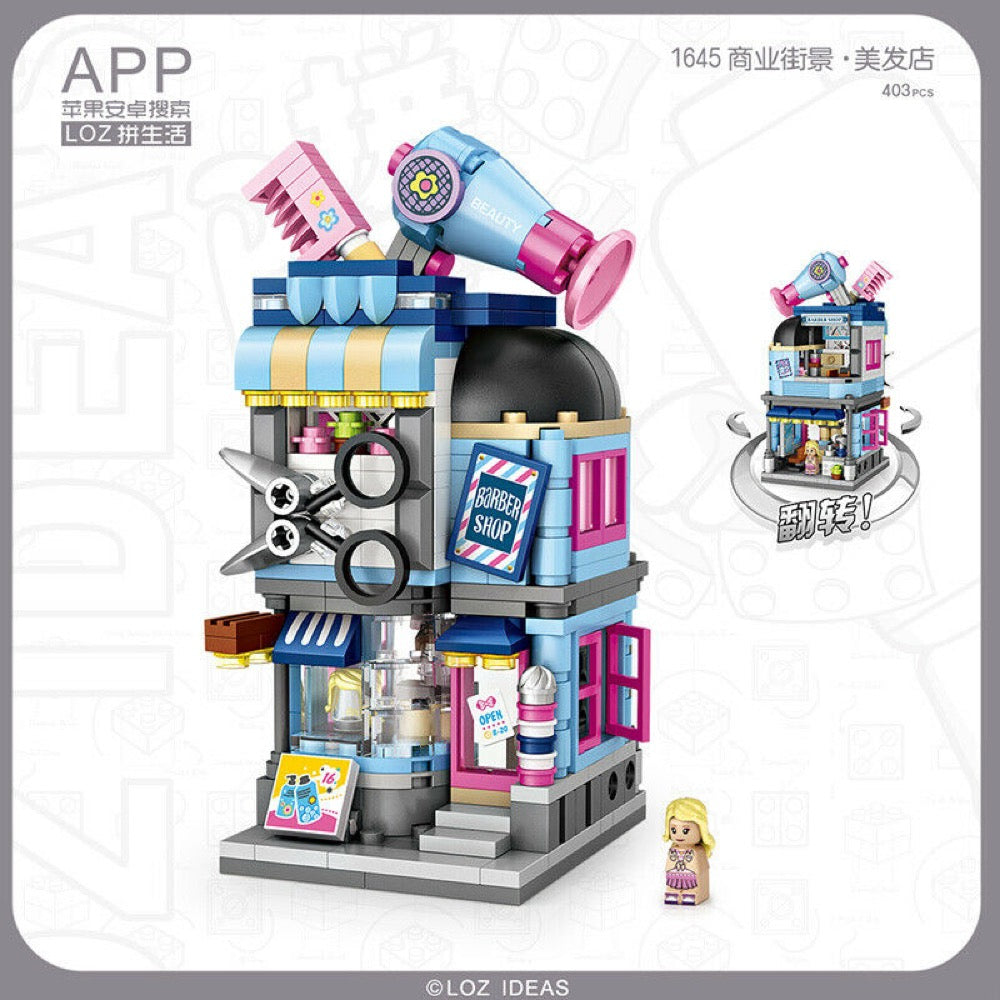 Loz 1645 Mini Streets Barbershop