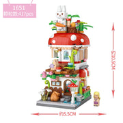 Loz 1651 Mini Streets Mushroom House
