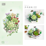 Loz 1660 Potted Succulent Plants