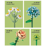 LOZ 1671 Eternal Flowers II Blue Bouquet