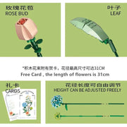 LOZ 1671 Eternal Flowers II Blue Bouquet