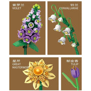 LOZ 1672 Eternal Flowers II Purple Bouquet