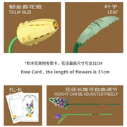 LOZ 1672 Eternal Flowers II Purple Bouquet