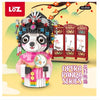 LOZ 8108 Chinese Opera Panda Pink Dress