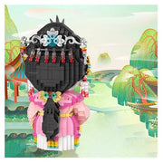LOZ 8108 Chinese Opera Panda Pink Dress