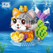 Loz 8114 Calico Kitten Mermaid