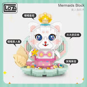 Loz 8114 Calico Kitten Mermaid
