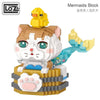 Loz 8116 Micro Block Hot Spring Cat Mermaid