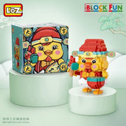 LOZ 9274 Spring Festival Lucky Chicken with Drum