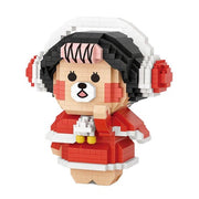 Loz 9275 Christmas Girl Bear