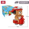 LOZ 9277 B Family Motorcycle Bear