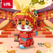 LOZ 9284 Lunar New Year Tiger In Dragon