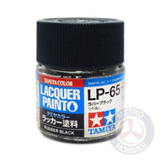 Tamiya 82165 Lacquer Paint LP-65 Rubber Black 10ml
