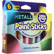 Little Brian LTB300 Paint Sticks Metallic 6 pk 