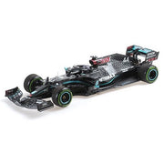 Minichamps 110201444 1/18 Mercedes-AMG Petronas F1 Team W11 EQ Performance - Lewis Hamilton - Winner Turkish GP 2020 7th World Title Diecast Car