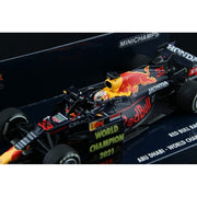 Minichamps M410212333 1/43 Red Bull Racing Honda RB16B Max Verstappen Winner Abu Dhabi GP 2021 With Pitboard WC 2021