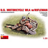 MiniArt 35179 1/35 US Motorcycle WLA with Rifleman