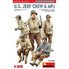 MiniArt 35308 1/35 U.S. Jeep Crew and MPs. Special Edition Plastic Model Kit