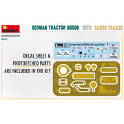 MiniArt 35317 1/35 German Tractor D8506 with Cargo Trailer