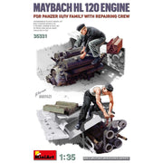 MiniArt 35331 1/35 Maybach HL 120 Engine for Panzer III/IV Family with Repairing Crew