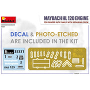 MiniArt 35331 1/35 Maybach HL 120 Engine for Panzer III/IV Family with Repairing Crew