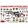 MiniArt 35334 1/35 U.S. Weapons and Equipment for Tank Crew and Infantry WWII Plastic Model Kit