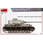 MiniArt 35337 1/35 Pz.Kpfw.IV Ausf. H Nibelungenwerk. Mid Prod. August 1943 Pz.Kpfw.IV Ausf. H NIBELUNGENWERK. MID PROD. AUGUST 1943 1:35