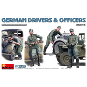 MiniArt 35345 1/35 German Drivers and Officers Plastic Model Kit