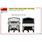MiniArt 35371 Tempo E400 Hochlader Prische German 3 Wheel Delivery Truck