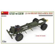 Miniart 35383 1/35 G7107 with Crew 1 5t 4x4 Cargo Truck with Metal Body