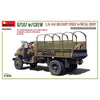 Miniart 35383 1/35 G7107 with Crew 1 5t 4x4 Cargo Truck with Metal Body