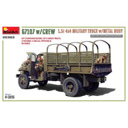 Miniart 35383 1/35 G7107 with Crew 1 5t 4x4 Cargo Truck with Metal Body