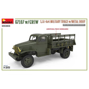 Miniart 35383 1/35 G7107 with Crew 1 5t 4x4 Cargo Truck with Metal Body
