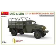 Miniart 35383 1/35 G7107 with Crew 1 5t 4x4 Cargo Truck with Metal Body