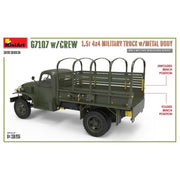 Miniart 35383 1/35 G7107 with Crew 1 5t 4x4 Cargo Truck with Metal Body