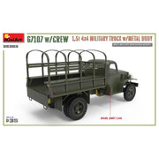 Miniart 35383 1/35 G7107 with Crew 1 5t 4x4 Cargo Truck with Metal Body